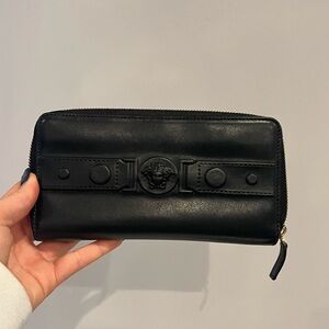 Versace Black Leather Wallet